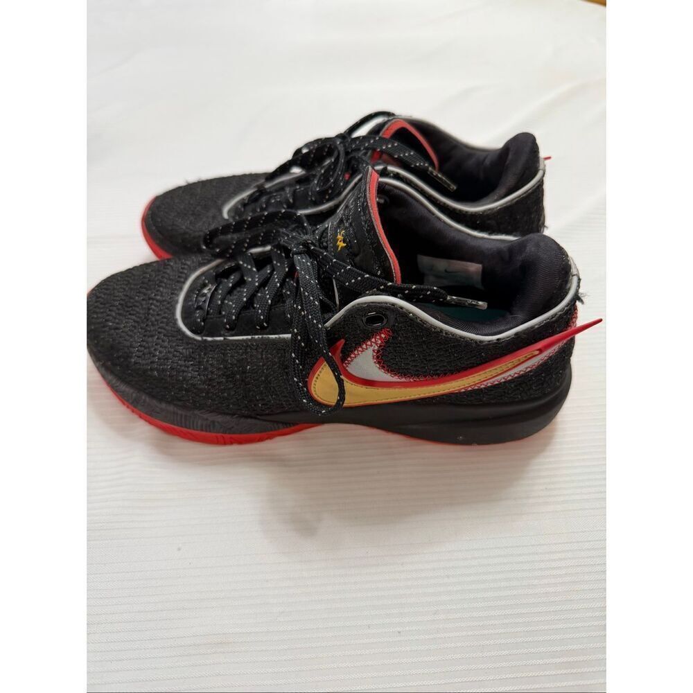 Nike Lebron 20 'Miami Heat' Black University Red DJ5423-001 Men's Multi Size 8
